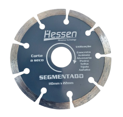 Disco diamantado 110mm segmentado HESSEN